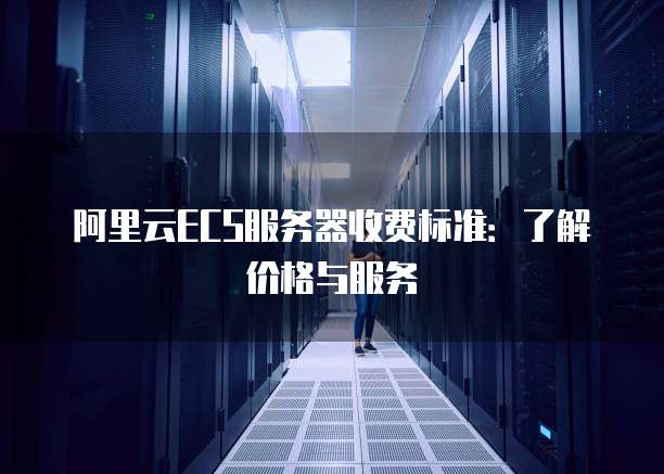 阿里云ECS服务器收费标准:了解价格与服务