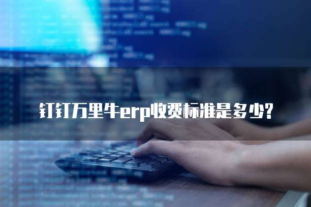 钉钉万里牛erp收费标准是多少?