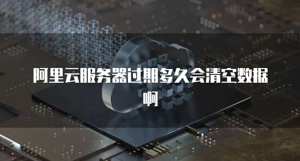 阿里云服务器过期多久会清空数据啊