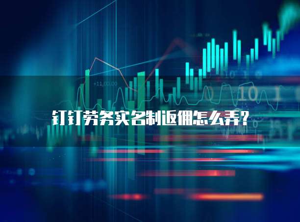 钉钉劳务实名制返佣怎么弄?