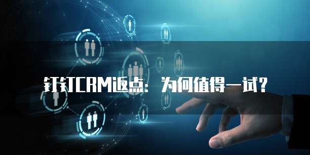 钉钉CRM返点:为何值得一试?