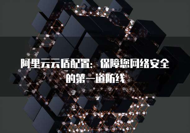 阿里云云盾配置:保障您网络安全的第一道防线