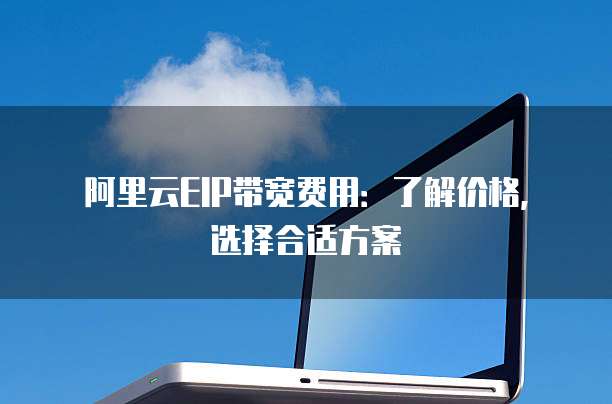 阿里云EIP带宽费用:了解价格,选择合适方案