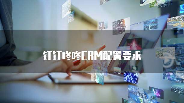 钉钉咚咚crm配置要求