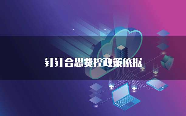 钉钉合思费控政策依据