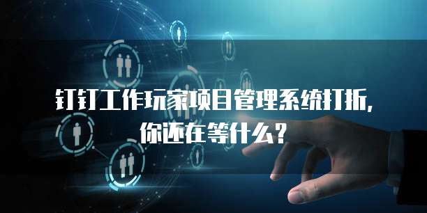 钉钉工作玩家项目管理系统打折,你还在等什么?