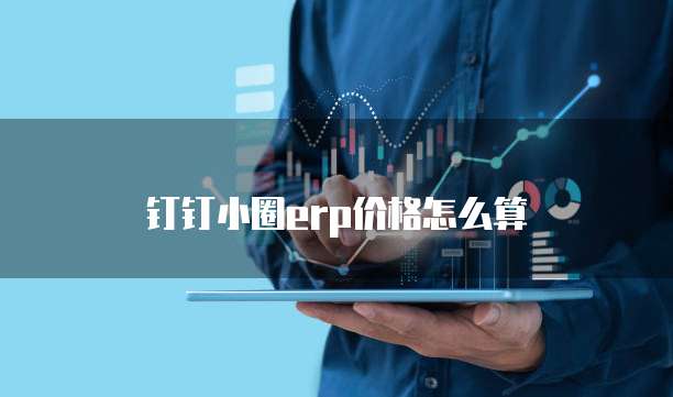 钉钉小圈erp价格怎么算