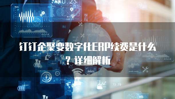钉钉企聚变数字化ERP续费是什么?详细解析