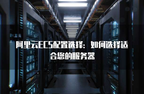阿里云ECS配置选择:如何选择适合您的服务器