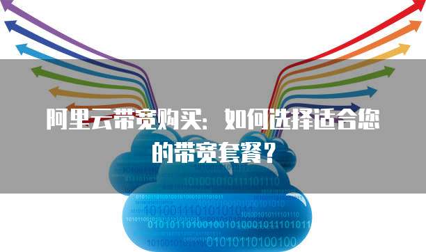 阿里云带宽购买:如何选择适合您的带宽套餐?