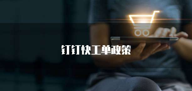钉钉快工单政策