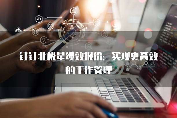 钉钉北极星绩效报价:实现更高效的工作管理