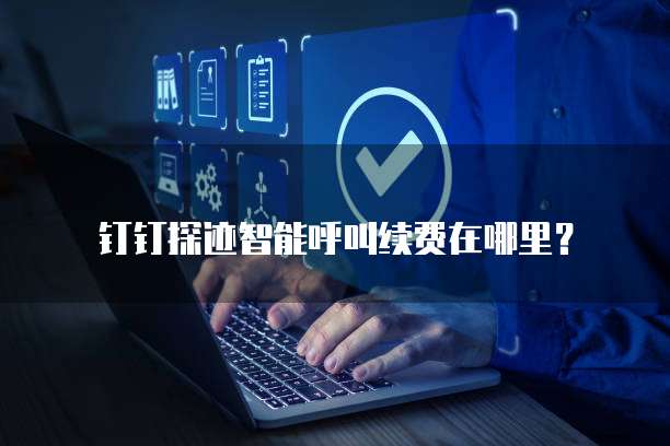 钉钉探迹智能呼叫续费在哪里？
