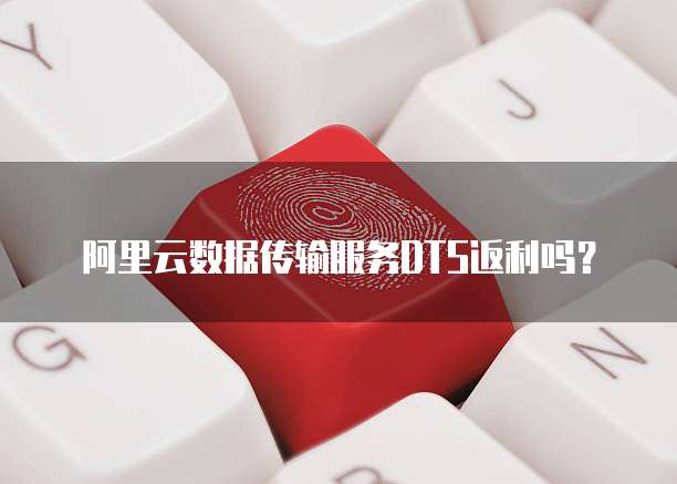 阿里云数据传输服务DTS返利吗?