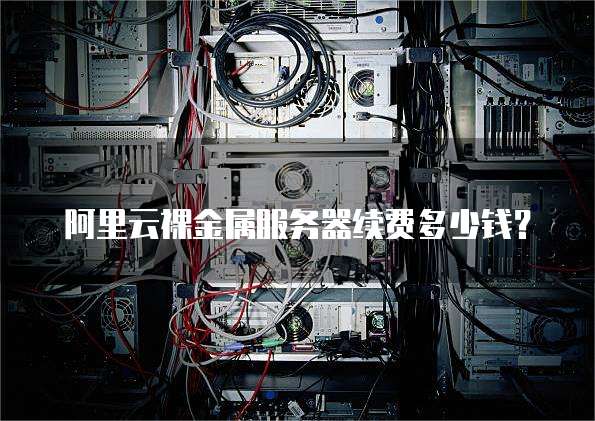 阿里云裸金属服务器续费多少钱?