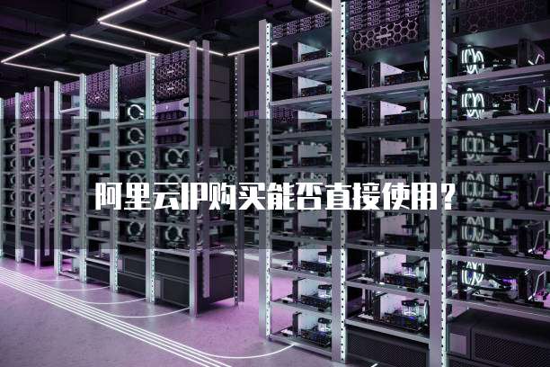 阿里云IP购买能否直接使用?