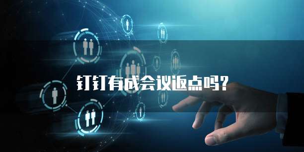 钉钉有成会议返点吗?