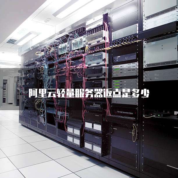 阿里云轻量服务器返点是多少