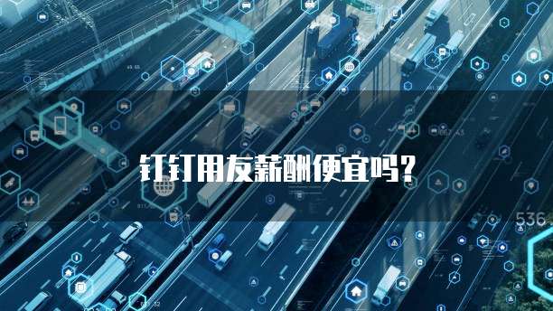 钉钉用友薪酬便宜吗?