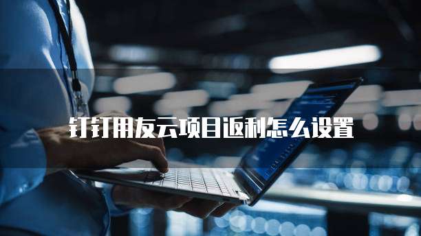 钉钉用友云项目返利怎么设置