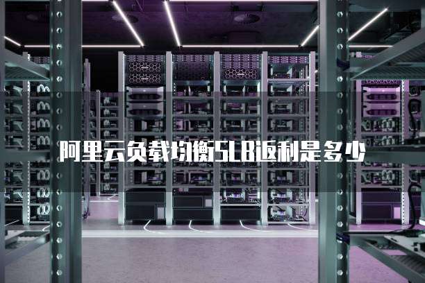 阿里云负载均衡SLB返利是多少