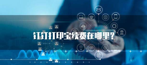 钉钉打印宝续费在哪里？
