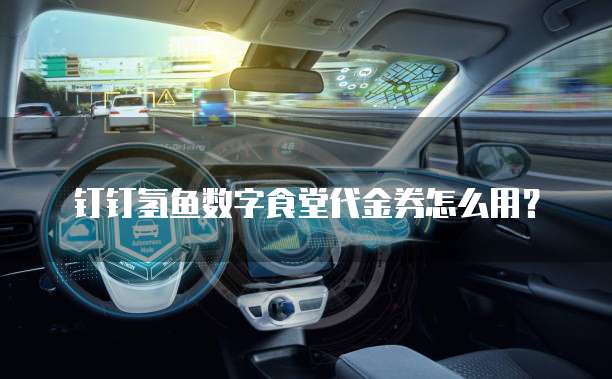 钉钉氢鱼数字食堂代金券怎么用?
