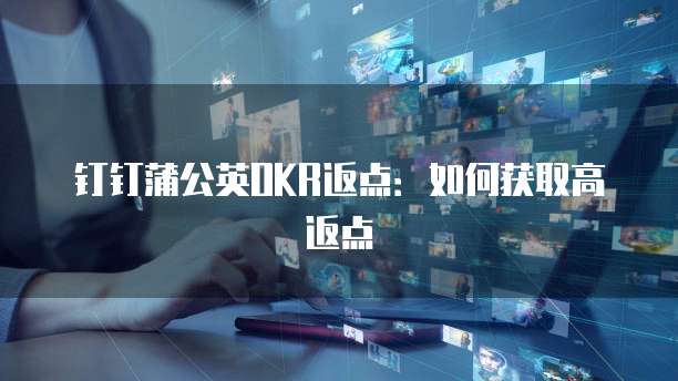 钉钉蒲公英OKR返点：如何获取高返点