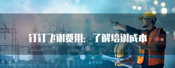 钉钉飞训费用：了解培训成本
