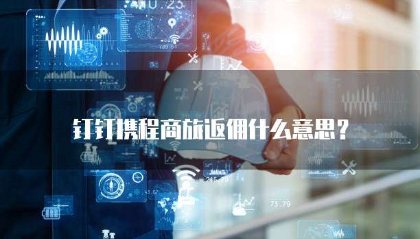 钉钉携程商旅返佣什么意思？