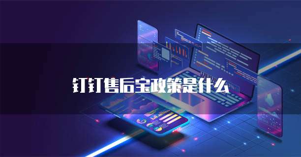 钉钉售后宝政策是什么