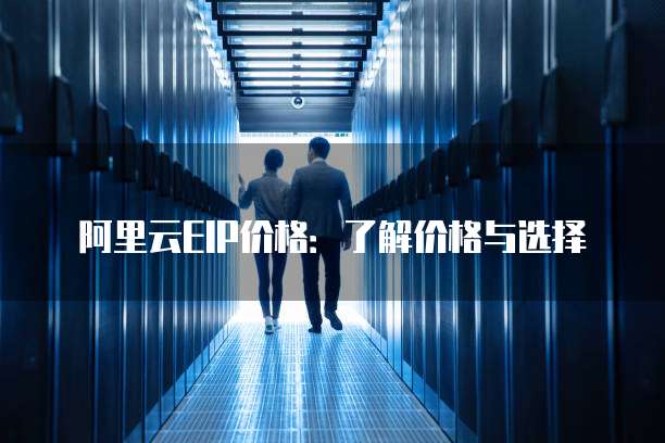 阿里云EIP价格：了解价格与选择