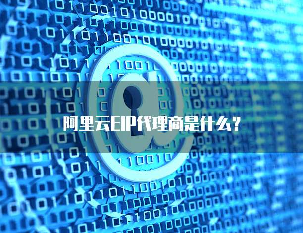 阿里云EIP代理商是什么？