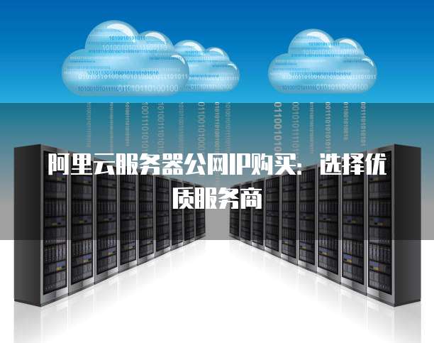 阿里云服务器公网IP购买:选择优质服务商