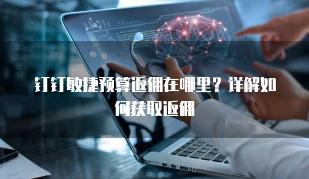 钉钉敏捷预算返佣在哪里?详解如何获取返佣