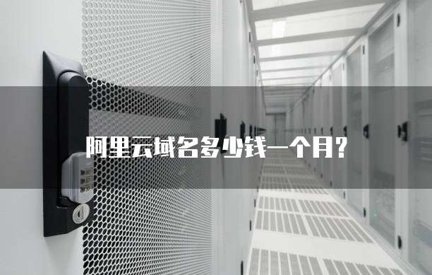 阿里云域名多少钱一个月?