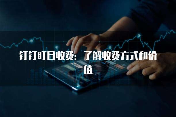 钉钉盯目收费:了解收费方式和价值