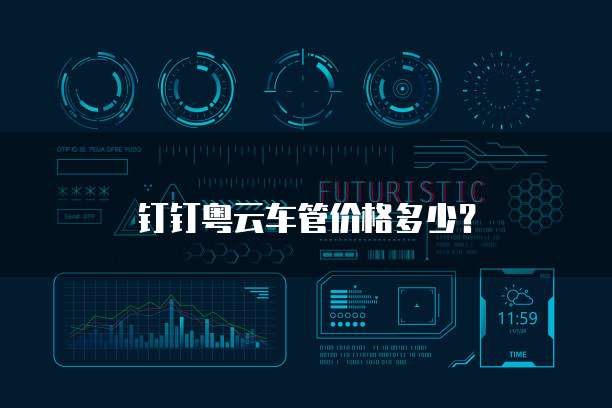 钉钉粤云车管价格多少?
