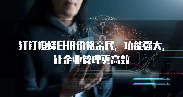 钉钉橙蜂EHR价格亲民,功能强大,让企业管理更高效