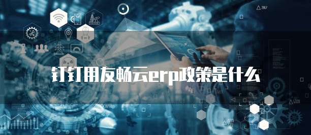 钉钉用友畅云erp政策是什么
