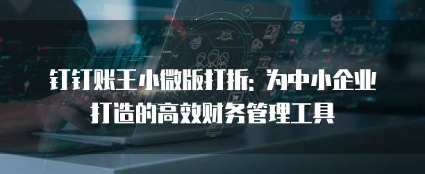 钉钉账王小微版打折: 为中小企业打造的高效财务管理工具
