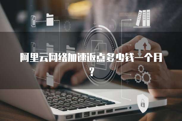 阿里云网络加速返点多少钱一个月?