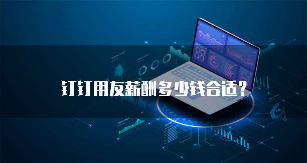 钉钉用友薪酬多少钱合适？