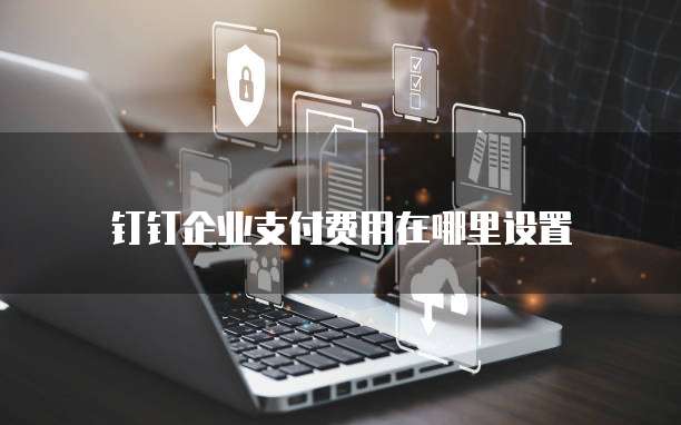 钉钉企业支付费用在哪里设置