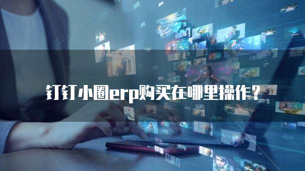 钉钉小圈erp购买在哪里操作?