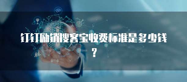 钉钉励销搜客宝收费标准是多少钱？