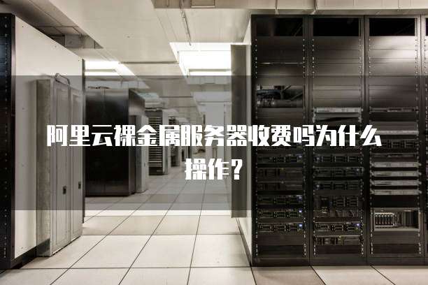 阿里云裸金属服务器收费吗为什么操作?