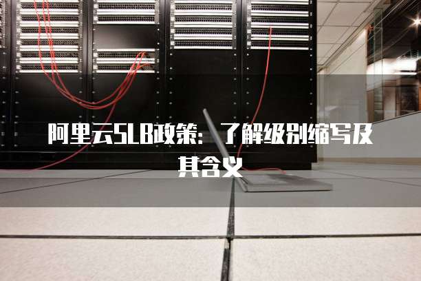 阿里云SLB政策:了解级别缩写及其含义