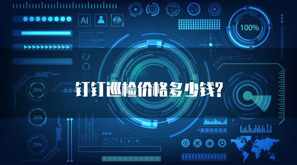 钉钉巡检价格多少钱?