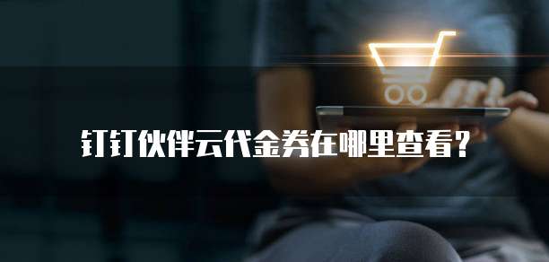 钉钉伙伴云代金券在哪里查看?